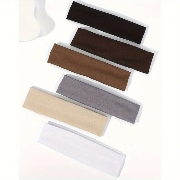 ⭐NWT 6Pc Neutral Color Headbands
